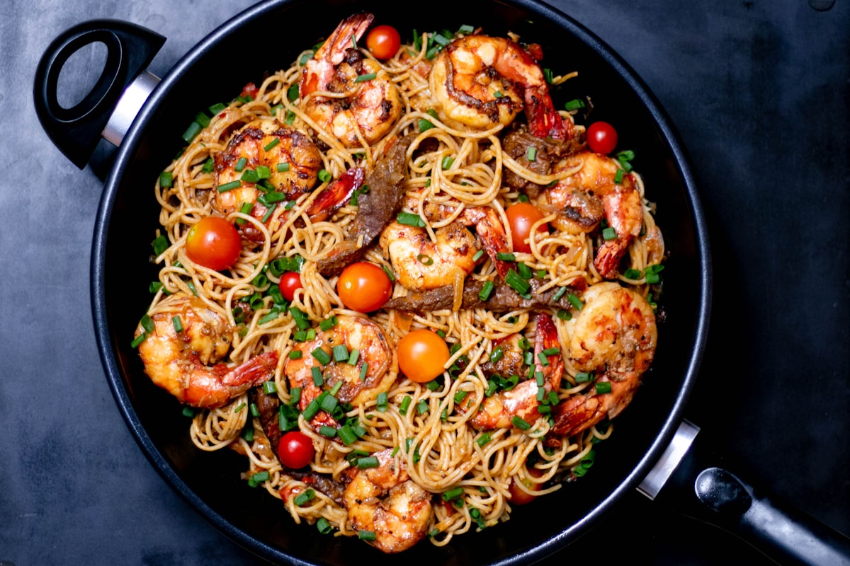 Garlic Butter Shrimp Pasta