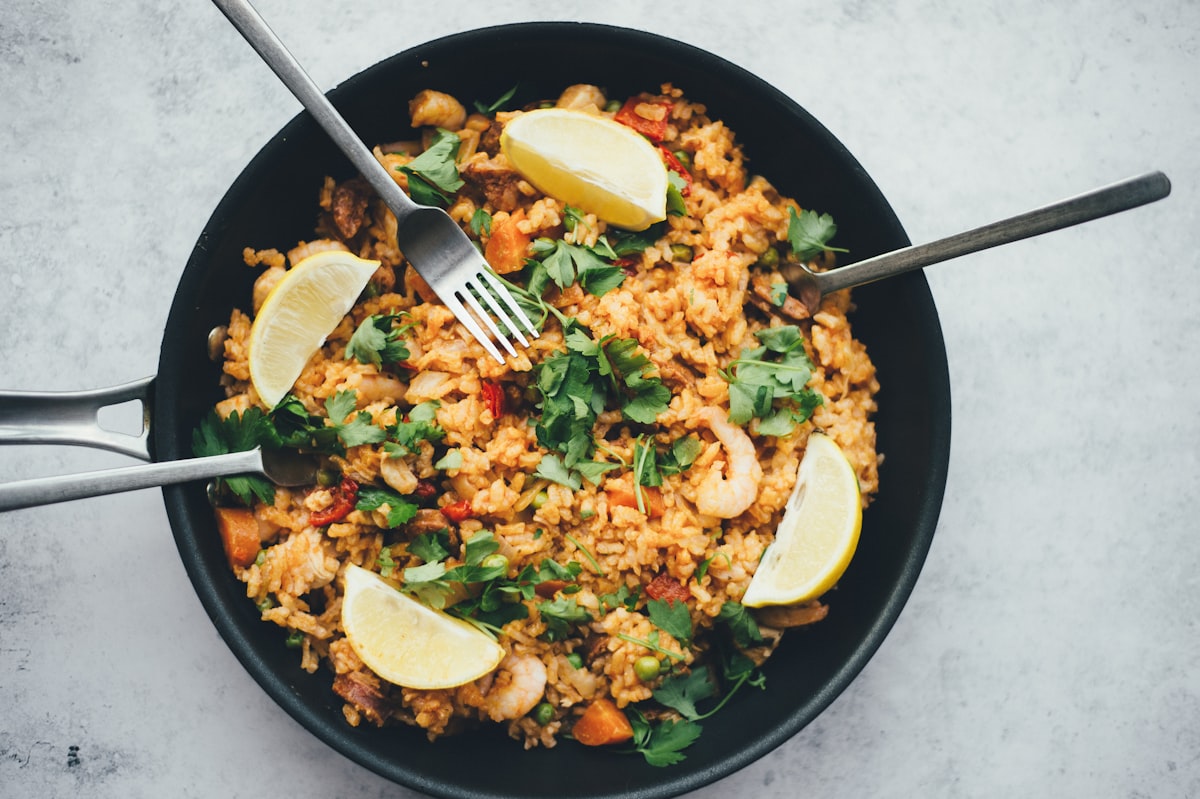 Shrimp and Rice Skillet