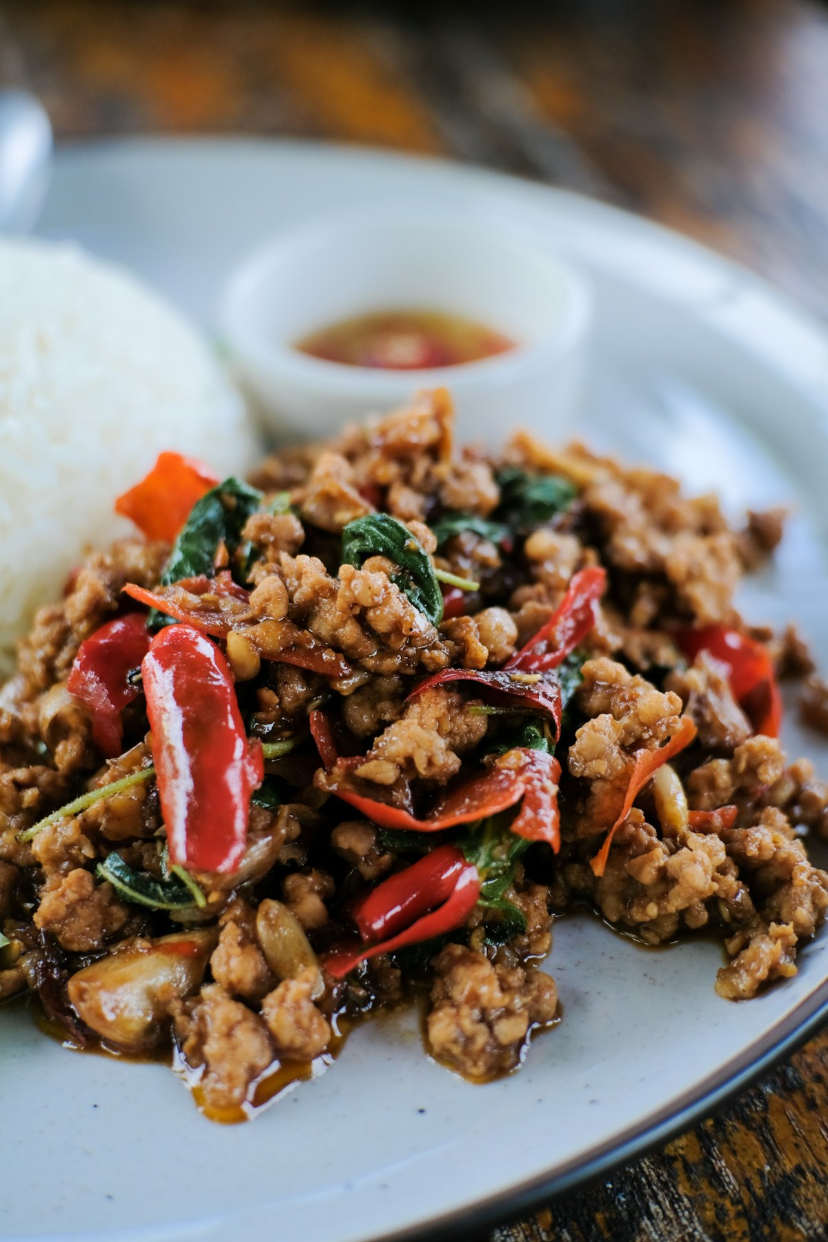 Asian Ground Pork Stir-Fry with Bamboo Shoots