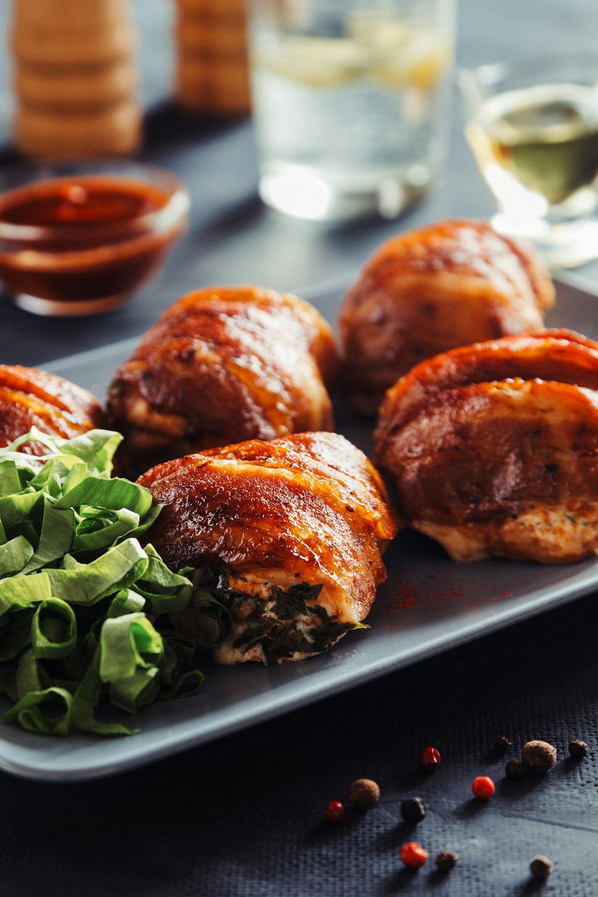 Honey Mustard Baked Chicken Thighs