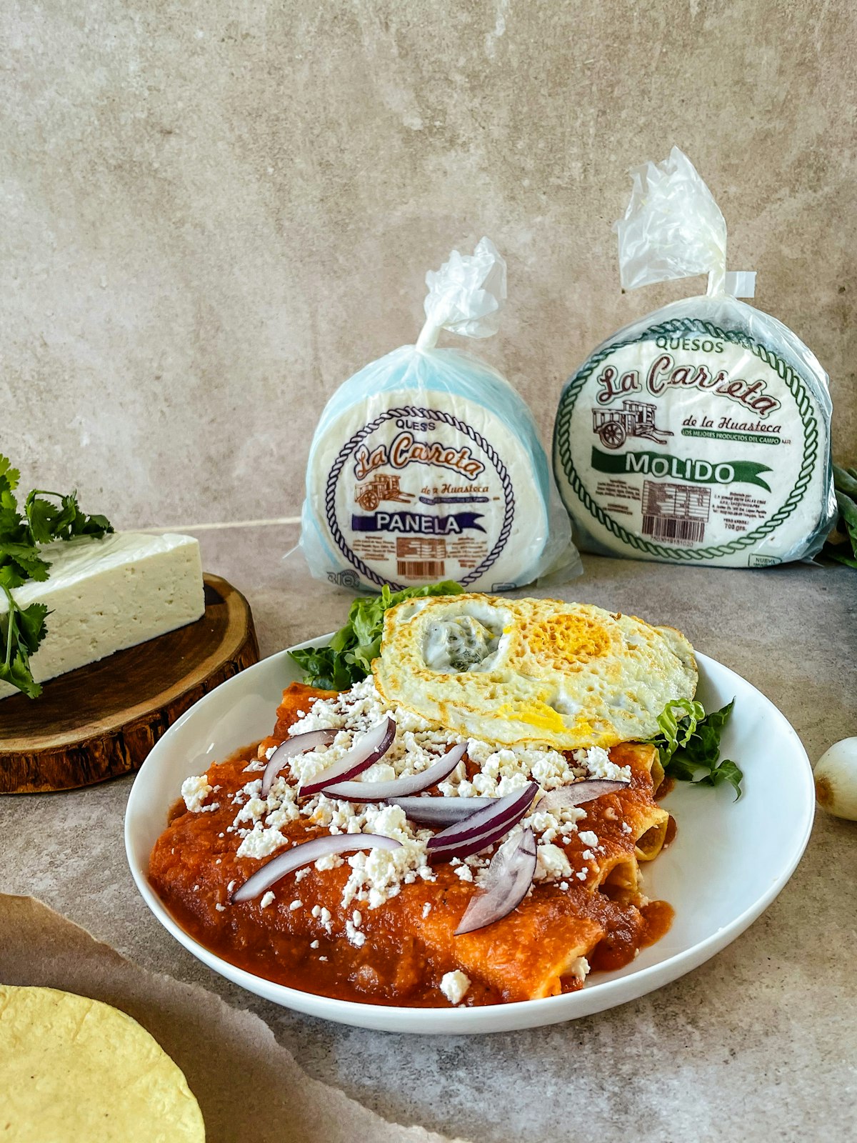 Spinach and Cheese Enchiladas